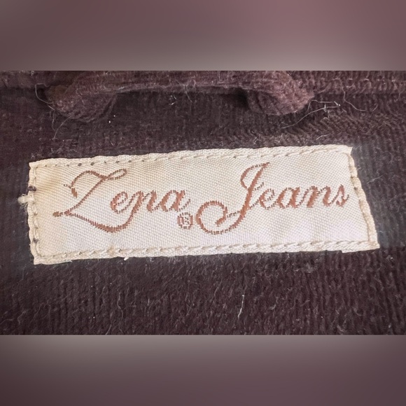 Military Inspired Hip Length Corduroy Jacket Size 8 or Medium Zena Jeans Brand - Picture 6 of 6